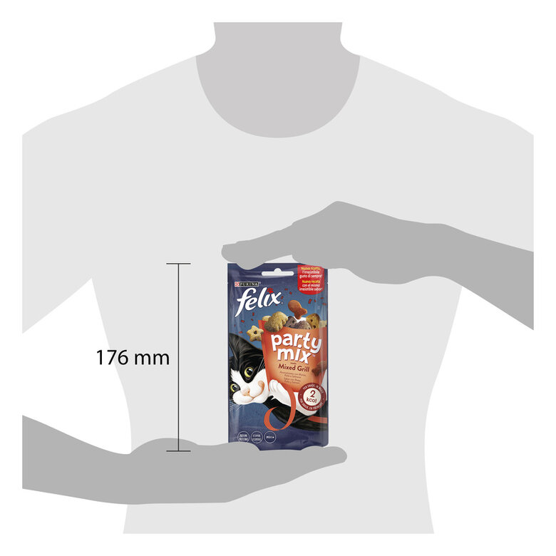 Felix Party Mix Queso Bocaditos para gatos, , large image number null